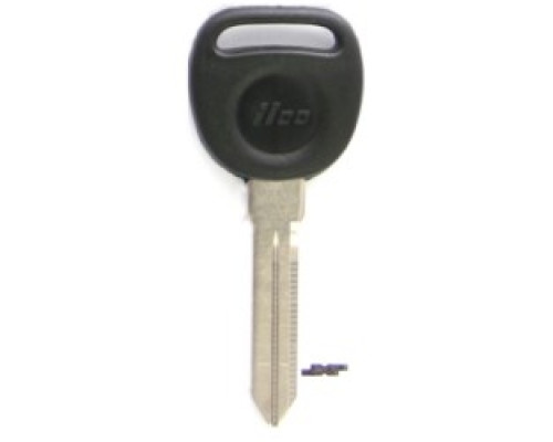KABA ILCO CORP  B91-P NP A09  AJ01650012              Vehicle Key Blank, Plastic Head, Brass, Nickel Plated, 9 Price Group, For General Motors