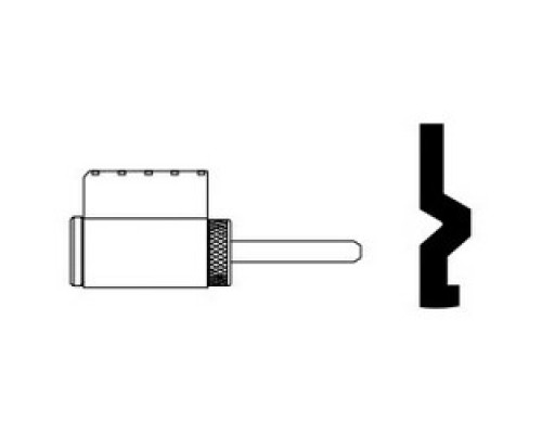 SCHLAGE ALLEGION BRAND  33-137-C 606        Door Lock Cylinder Plug, Classic, 6-Pin, C Keyway, Satin Brass, For Door Lock