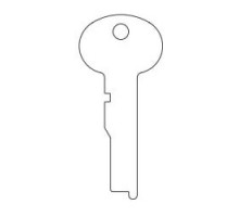KABA ILCO CORP  1334 NS A53  AD01342003              Safe Deposit Key Blank, 0.32