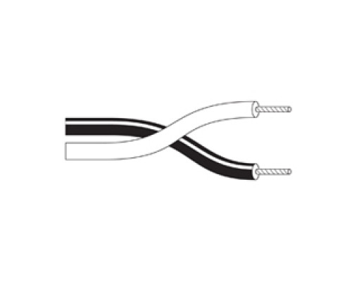 BELDEN BAV  1862A D261000               Multi-Conductor - High-Conductivity Copper Speaker Cable Open Twisted Const 16 AWG TW PR FLRST & NAT Black & Natural