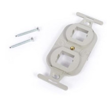 COMMSCOPE ENTERPRISE SOLUTIONS  106688393  M106FR2-270              M106 Flush Mounted Modular Mounting Frame, Two Port, Gray