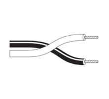 BELDEN BAV 8470 0631000        High-Conductivity Copper Speaker Cable open twisted construction, 16 AWG, 1000’ reel, 2 stranded 19x29 ETP high-conductivity tinned copper conductors, PVC insulation, cabled, 80C, 300V, black/white