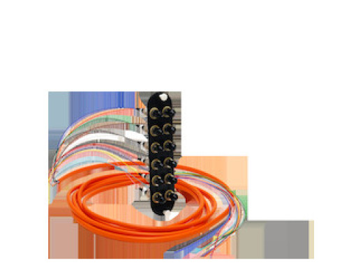 CORNING CCH-CP12-5T-P03KH        Closet Connector Housing CCH Panel, pigtailed, ST compatible ConnectorsSimplex, 12 F, 62.5 um multimode OM1