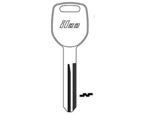 KABA ILCO CORP  SUB1 NP A05  X251              Vehicle Key Blank, Brass, Nickel Plated, 5 Price Group, For Subaru