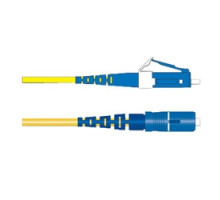 CORNING  047202R5120001M               Plug & Play Universal Systems Jumper, Standard LCUPC Duplex SM / Standard SCUPC Duplex SM, SMF, 2F, Zipcord Riser, Standard Yellow Jacket 1 Meters