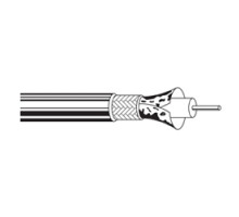 BELDEN BAV  82108 8771000               Coax Cable, RG59, Plenum, Commercial, RG59 20 SOL CCS FFEP DUOFOIL+, 96%TNC BRD SHD FRPVC JKT CMP, 75 OHM NAT