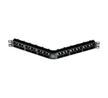 PANDUIT  CPPA48HDWBLY               Mini-Com Angled Patch Panel 48 port 1 RU BL
