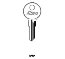 KABA ILCO CORP  1043F NP A15  AA00013462              Cylinder Lock Key Blank, Brass, Nickel Plated, 15 Price Group, For Illinois