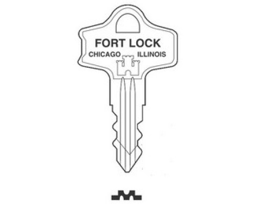 FORT LOCK NATIONAL CABINET  K775        Lock Key Blank, For 9000 Series 6 Disc Tumbler Lock