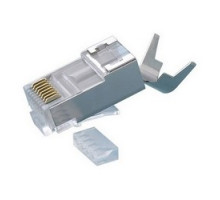 PLATINUM TOOLS INC 106190        RJ45 Cat6A 10 Gig Shielded Connector, w/Liner. Bulk unit 1ea , Pkg 100/Bag.