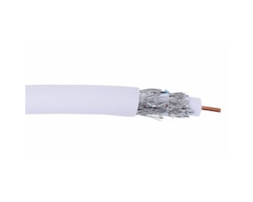 LIBERTY AV  RG6-QUAD-CMP-WHT               Liberty 75 Ohm RF Coaxial Cable
