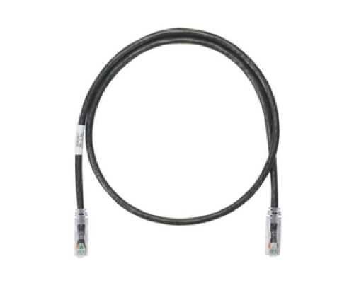 PANDUIT  NK6PC30BLY               NetKey Copper Patch Cord, Category 6, Black UTP Cable, 30 Feet