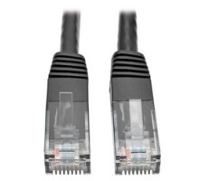 TRIPP LITE N200-100-BK        Cat6 Gigabit Molded Patch Cable RJ45 M/M , Black, 100 ft.