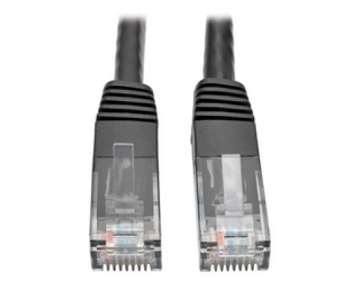 TRIPP LITE N200-100-BK        Cat6 Gigabit Molded Patch Cable RJ45 M/M , Black, 100 ft.