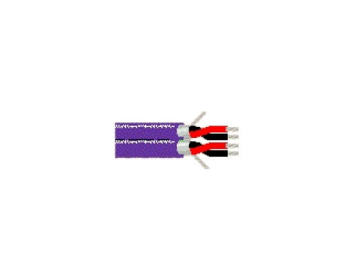 BELDEN BAV  1802B Z4B1000               Multi-Conductor - Double-Pair Cable 2 24 AWG FHDPE PR FS PVC PARA VIO Z4B