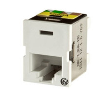 ORTRONICS  TJ6A-88               Clarity Cat6a TracJack, T568A/B, 8 Position, White 180 degree