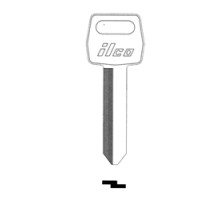 KABA ILCO CORP  H51-NP NP A36  IAE00001382              Cylinder Lock Key Blank, Brass, Nickel Plated, 36 Price Group, For Ford