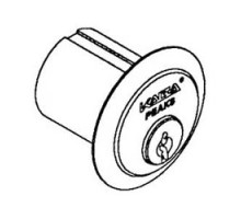 KABA ILCO CORP  3402-03-1010-S               Rim Lock Cylinder, Peaks Classic, Standard, 140 6-Pin, Uncombinated, S Keyway, Polished Brass