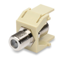 BELDEN  AX102907               Keyconnect Video F, Coaxial, Surface, 21.590mm H, 17.52mm W, 29.97mm D, 0.015kg, Elec. White Finish