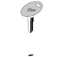 KABA ILCO CORP  BAU4-P NP A04  IAJ00001232              Key Blank, Brass, Plastic Head, Nickel Plated, 4 Price Group, For Bauer RV300