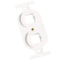 COMMSCOPE ENTERPRISE SOLUTIONS  106622251  M106FR2-262              M106 Flush Mounted Modular Mounting Frame, Two Port White