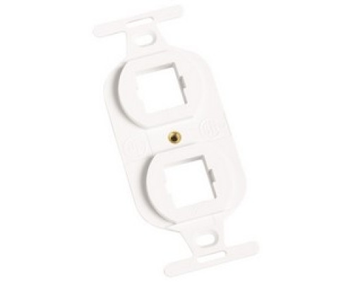 COMMSCOPE ENTERPRISE SOLUTIONS  106622251  M106FR2-262              M106 Flush Mounted Modular Mounting Frame, Two Port White