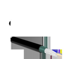 CORNING 012ZUC-T4F22D20        ALTOS Lite Loose Tube, Gel-Free, Single-Jacket, Single-Armored Cables with FastAccess Technology12 F, SMF-28 Ultra fiber, Single-mode OS2