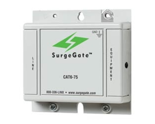 ITW LINX CAT6-75        Category 6 Solid-State Building Entrance Protector - Protects High-Performance 4-pair CAT 6 Outside Plant Cables as well as CAT 6 UTP Cables for Voice or ISDN Low-voltage digital, 75V Applications. Using 11