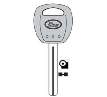 KABA ILCO CORP  KK10-P NS A79               Vehicle Key Blank, Natural Nickel Silver, 19 Price Group, For Kia/Hyundai