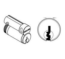 SCHLAGE ALLEGION BRAND  23-030-F 626        Door Lock Cylinder, Conventional, FSIC, F Keyway, Satin Chrome