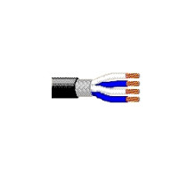 BELDEN BAV  1192A B591000               Multi-Conductor - Four-Conductor Star Quad, Low-Impedance Cable 4-pair 24 AWG PE SH PVC MTT Black, Matte