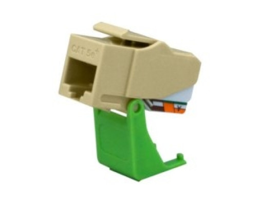 ON-Q/LEGRAND  WP3550IV               Keystone Insert, Snap and Go, Cat 5E, 4-Pair, 26 to 22 AWG Unshielded Twisted Pair Cable, T568A/B Wiring, ABS Plastic, Ivory