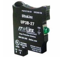 ITW LINX  UP3B-27               66 block protector, 27v clamping, 350mA fuse, indicator lights