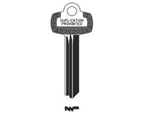 KABA ILCO CORP  1A1TD1 NS A30  IAR00000413              Key Blank, Look-Alike, Natural Nickel Silver, 5 Price Group, For Best/Falcon TD KW