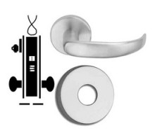 SCHLAGE ALLEGION BRAND  L9092LEU-RX 17B 626 12/24VDC        Door Mortise Lock, Keyed, Electrically Unlocking, 12/24 Volt DC, 3