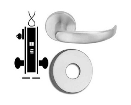 SCHLAGE ALLEGION BRAND  L9092LEL 17B 626 12/24VDC        Door Mortise Lock, Keyed, Electrically Locking, 12/24 Volt DC, 3