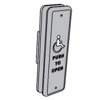 FALCON LOCK  8310-818T               Automatic Door Operator Push Plate, 1-1/2