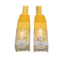 TRIPP LITE N200-010-YW        Cat6 Gigabit Molded Patch Cable RJ45 M/M , Yellow, 10 ft.