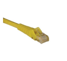 TRIPP LITE N201-025-YW        Cat6 Gigabit Snagless Molded Patch Cable RJ45 M/M - Yellow, 25-ft.