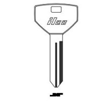 KABA ILCO CORP  P1789 NP A03  AL01163002              Vehicle Key Blank, Brass, Nickel Plated, 3 Price Group, For Chrysler