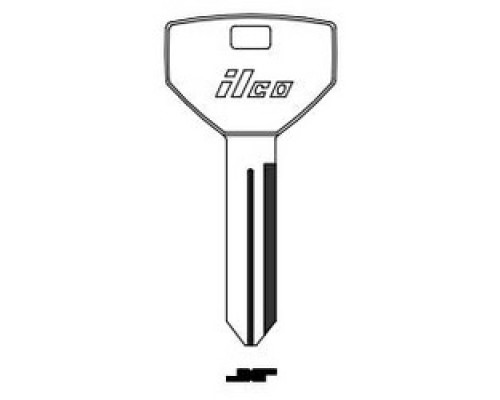 KABA ILCO CORP  P1789 NP A03  AL01163002              Vehicle Key Blank, Brass, Nickel Plated, 3 Price Group, For Chrysler