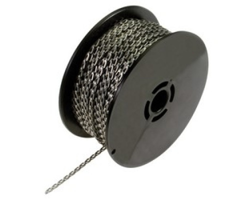 LUCKY LINE PRODUCTS INC  43100               Chain and Connector, Flat Link, Stainless Steel, 100’ each Spool