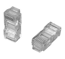 COMMSCOPE SYSTIMAX SOLUTIONS  6-555177-3  MP-66U-LR-1              Modular Plug, RJ11, Unshielded, Long Body, Cat 3, 6-Position/6-Contact, 26 to 24 AWG Solid/Stranded, 0.195
