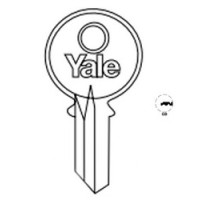 ASSA ABLOY ACCENTRA  RN11GB               Lock Key Blank, 6-Pin, Standard Bow, Single Section, GB Keyway, 0.51