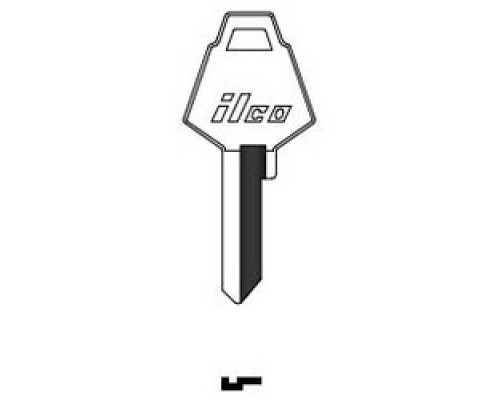 KABA ILCO CORP  1180S NP A02  AL4685100B              Cylinder Lock Key Blank, Brass, Nickel Plated, 2 Price Group, For XL Lock