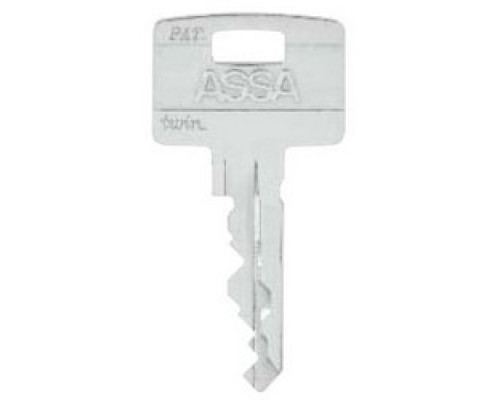 ASSA INC  867091 842-62               Door Lock Key Blank, Twin 6000, Profile 62, With 842 Sidebar, 100 each per Box