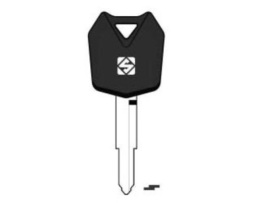 KABA ILCO CORP  KW16-GTS NP A71  AJ00001513              Vehicle Key Shell, Look-Alike, With GTI Transponder, For Kawasaki Motorcycle