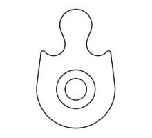 SCHLAGE ALLEGION BRAND  L583-255 S00000053211       Door Lock Cylinder Cam, Interchangeable, For L Series Cylinder