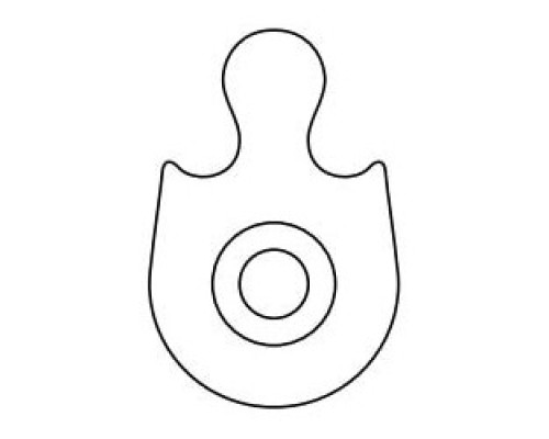 SCHLAGE ALLEGION BRAND  L583-255 S00000053211       Door Lock Cylinder Cam, Interchangeable, For L Series Cylinder