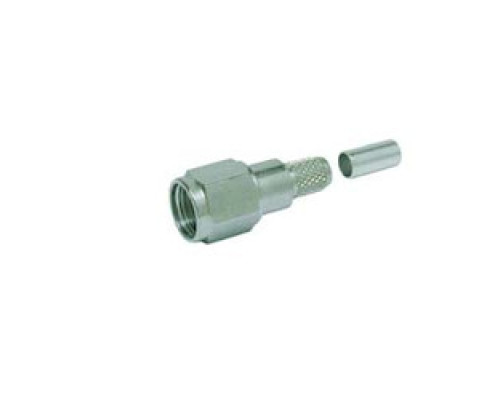TIMES MICROWAVE TC-200-SM-RP 3190-327       SMA-MALE PLUG CRIMP/REVERSE POLARITY FEMALE PIN